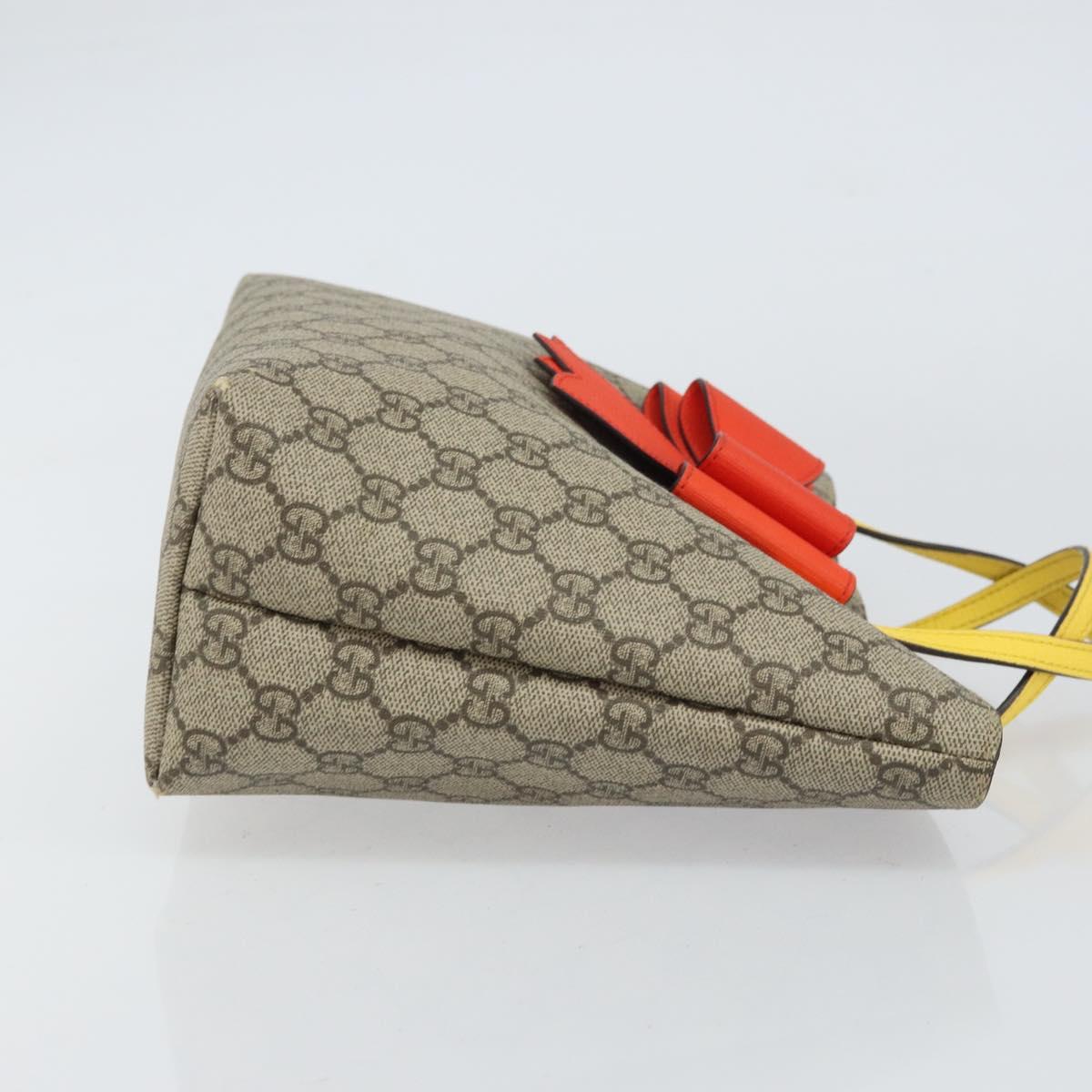 バッグ GUCCI GG HAND BAG GUCCI GG Supreme Hand Bag PVC Beige Gold 457232 Auth bs31686 | eBay