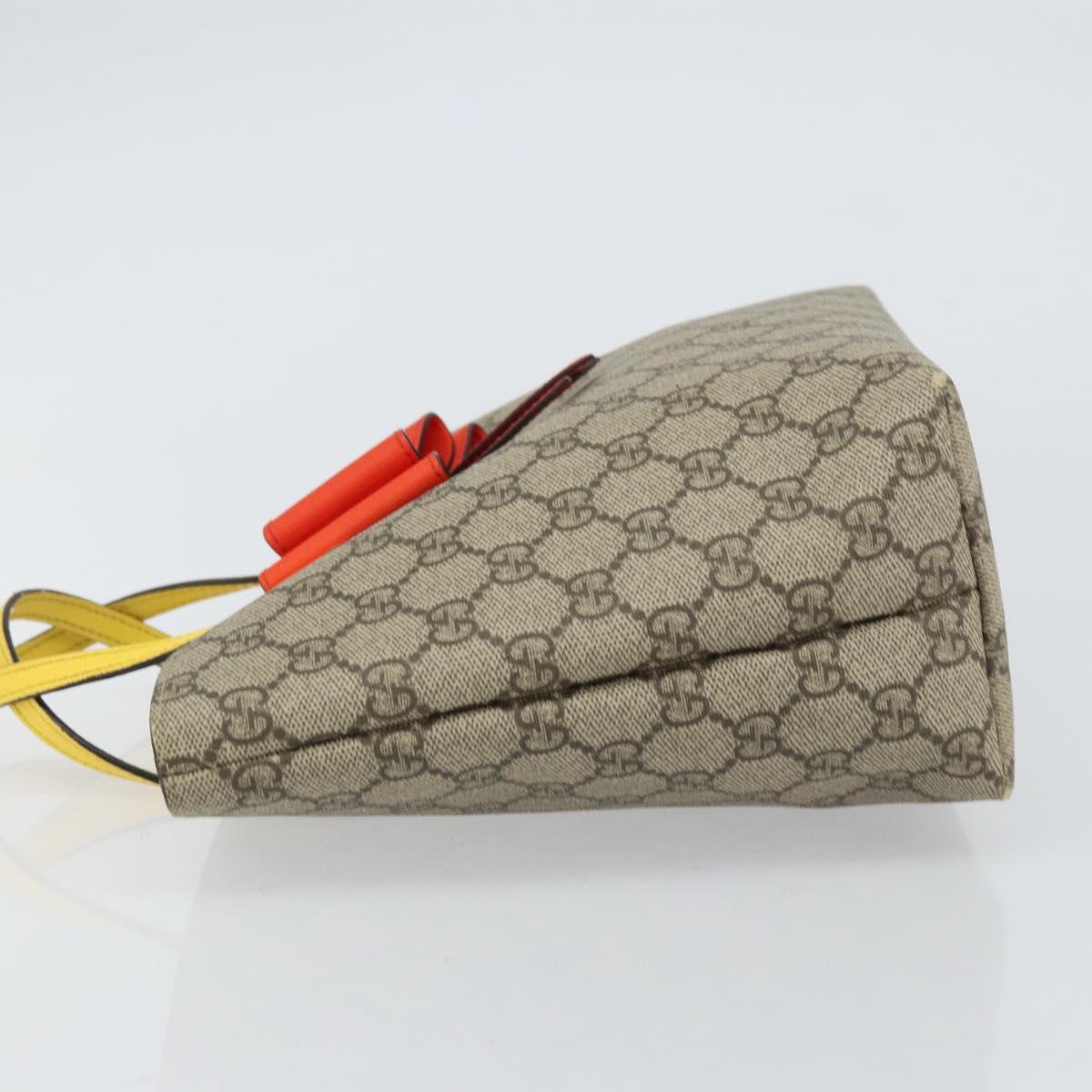 GUCCI GG Supreme Hand Bag PVC Beige Gold 457232 Auth bs31686 | eBay