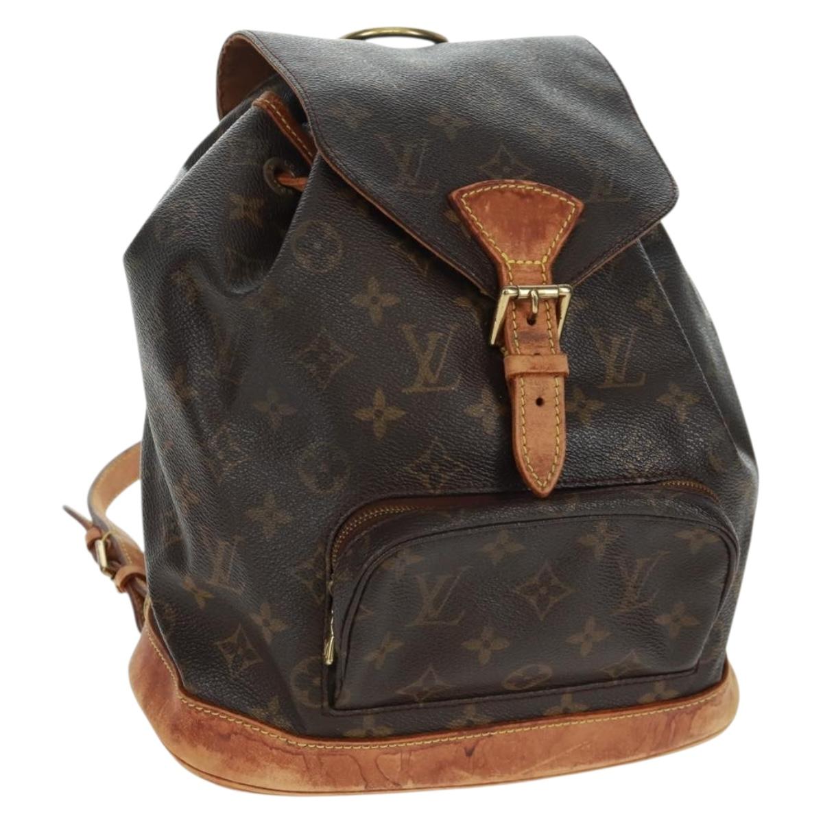 LOUIS VUITTON Monogram Montsouris MM Backpack M51136 LV Auth bs31782 LOUIS VUITTON Monogram Montsouris MM Backpack M51136 LV Auth  main image 3