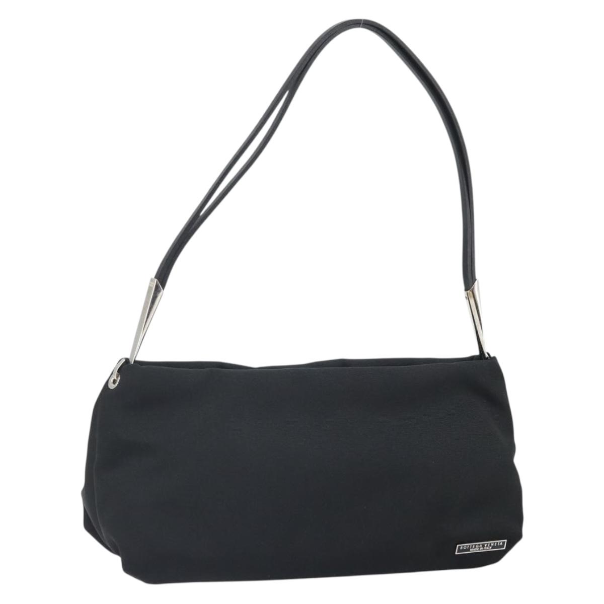 ま*す様 BOTTEGA VENETA　ボディーバッグ BOTTEGA VENETA Shoulder Bag Canvas Black Silver Auth bs33364 | eBay