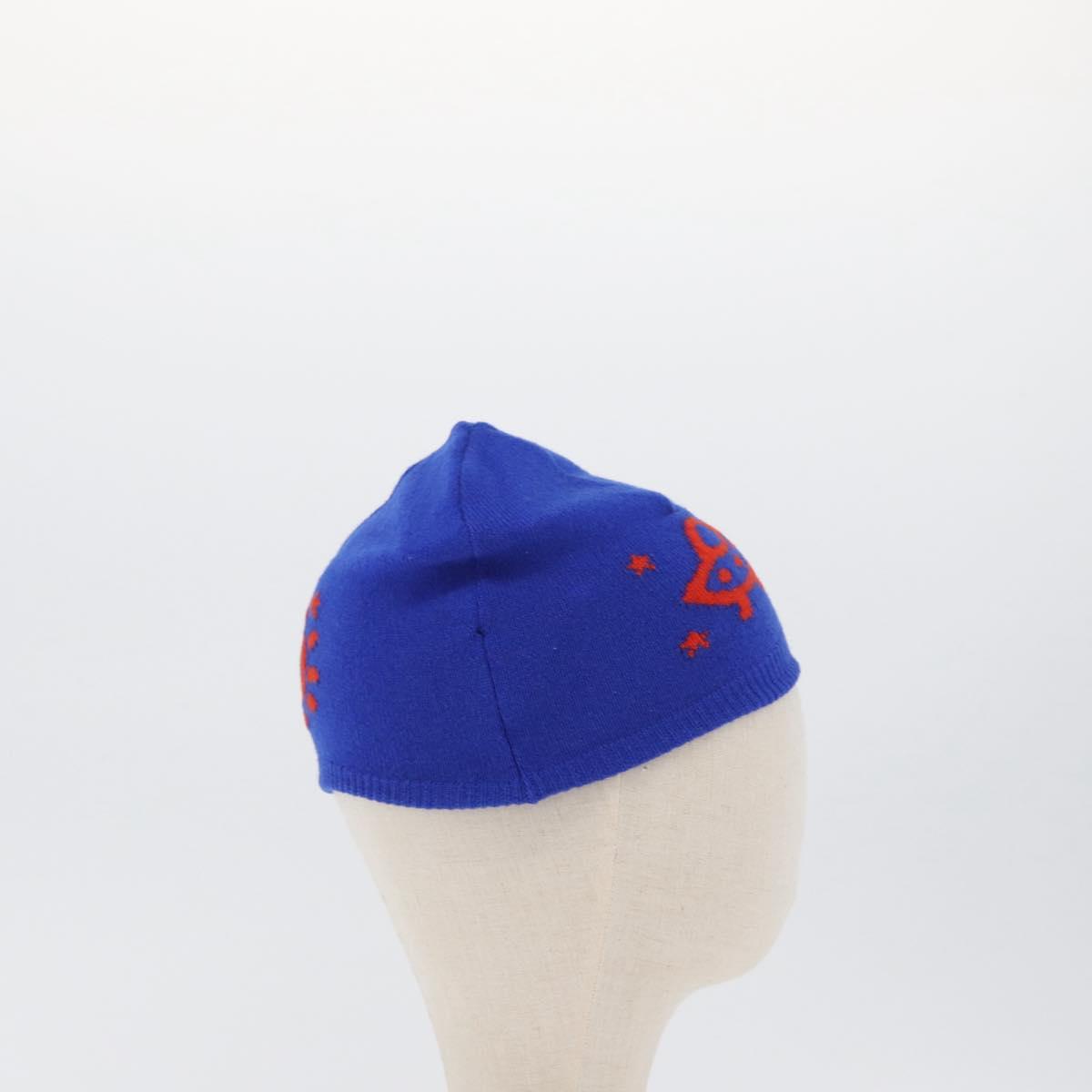 GUCCI GG Canvas knitted Fabrics Cap M Blue 748423 Auth bs33379 | eBay