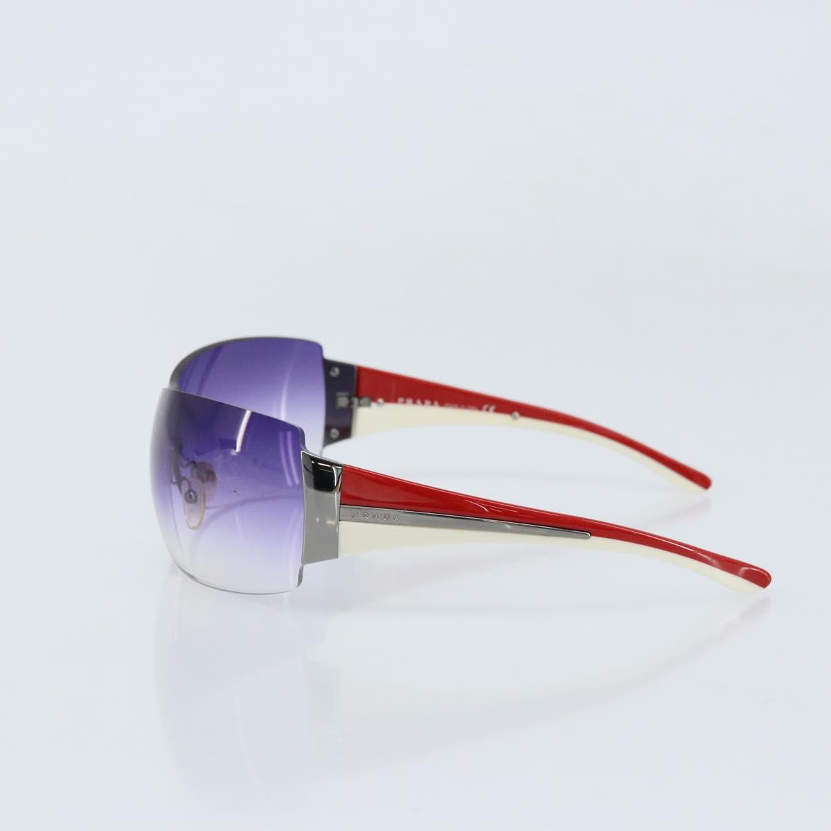 Auth PRADA Sunglasses Purple Plastic/Silvertone PRADA Sunglasses plastic Purple Auth bs33479 | eBay main image 2