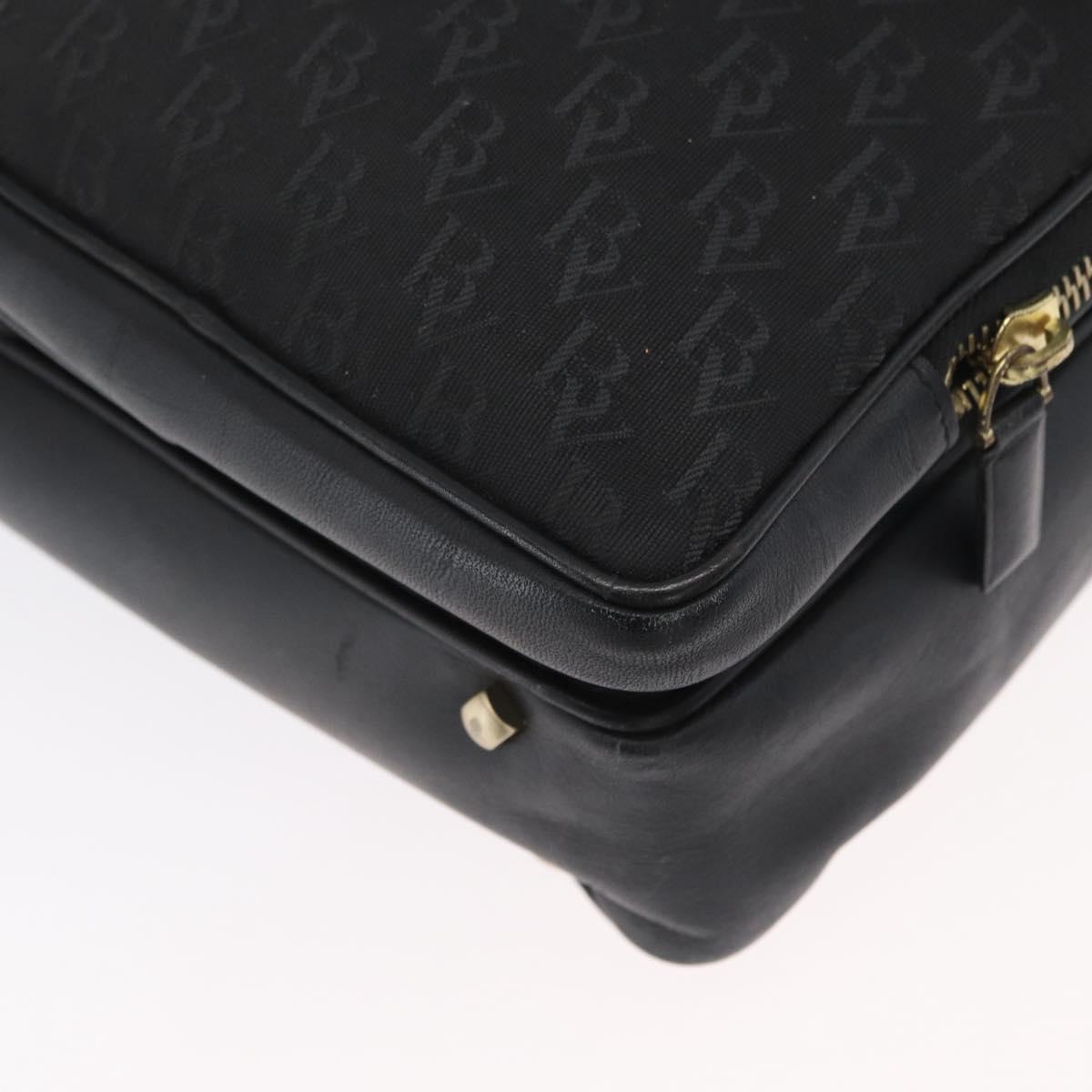 BOTTEGA VENETA Shoulder Bag Canvas Black Gold Auth bs33726 | eBay