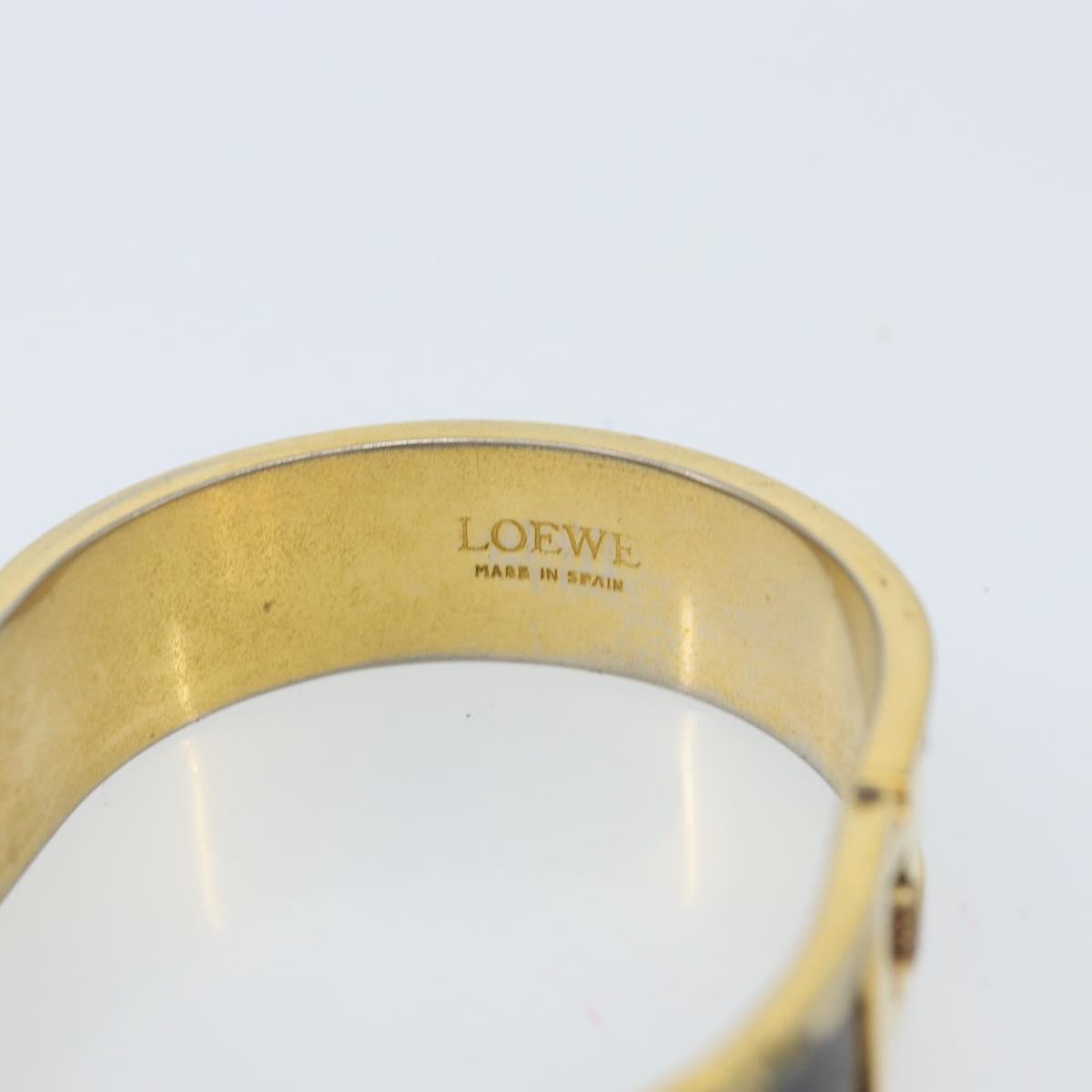 LOEWE Bangle Bracelet metal Black Auth bs33970 | eBay