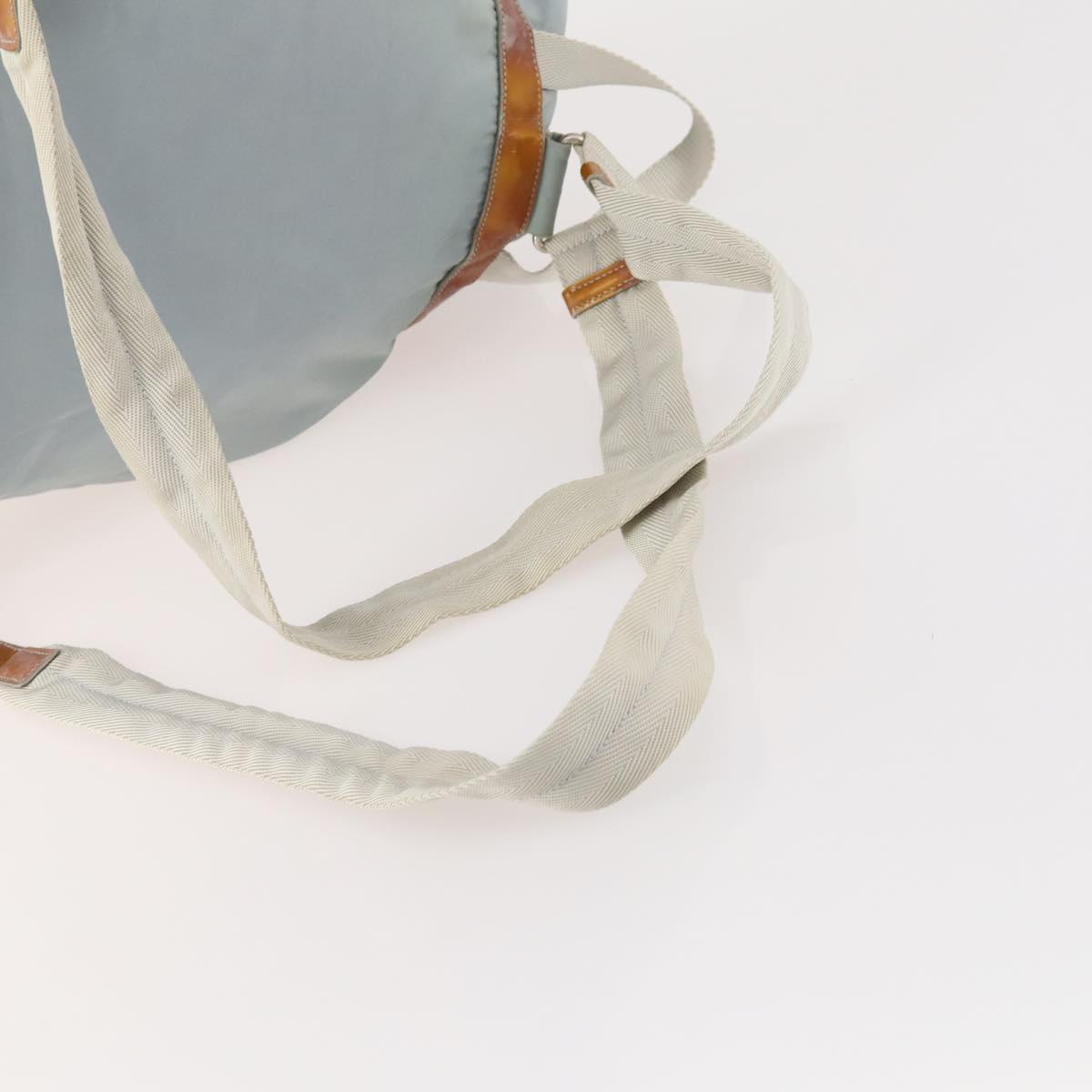 PRADA Backpack Nylon Light Blue Silver Auth bs34101 | eBay display picture 3