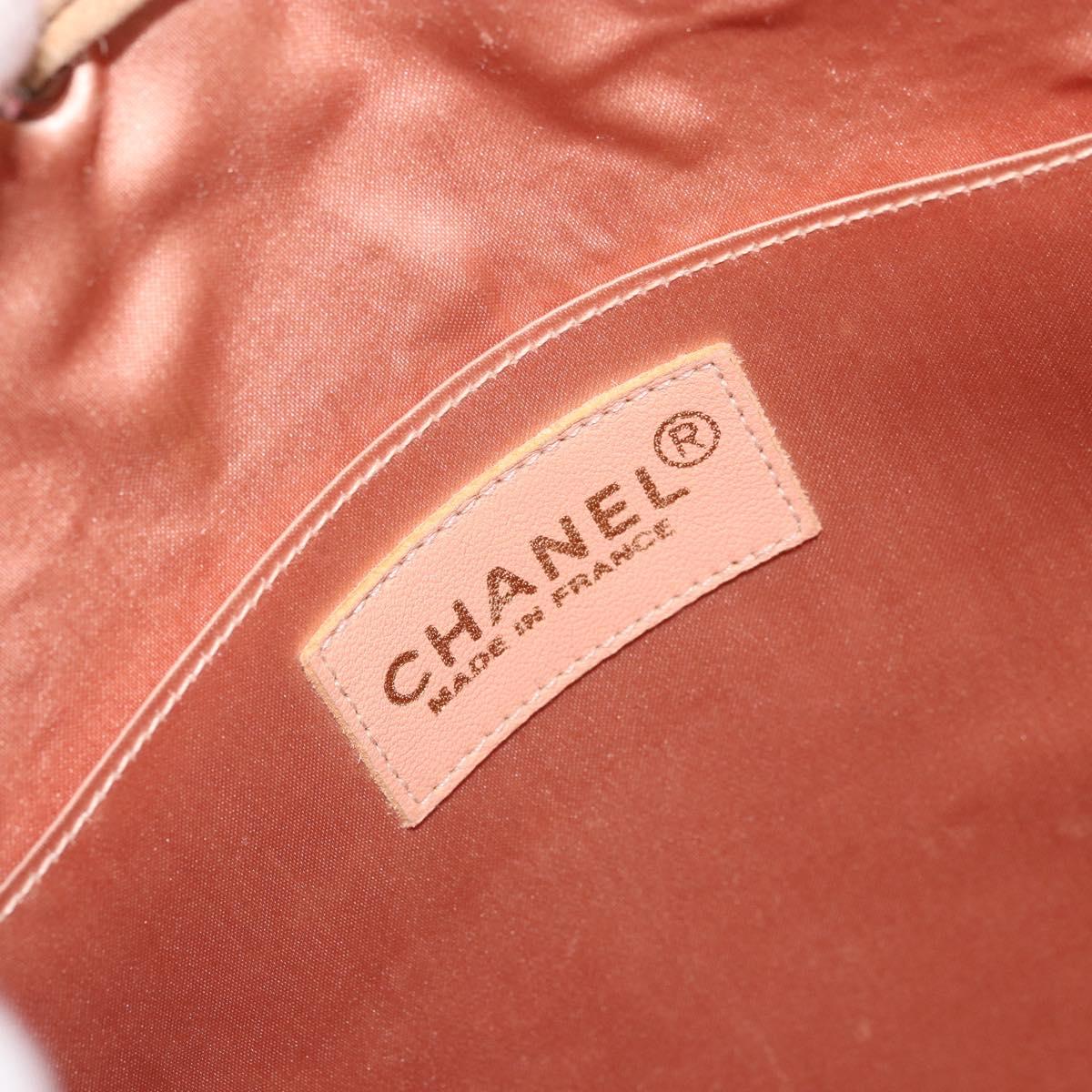 CHANEL Matelasse Purse Backpack Satin Pink Gold CC Auth bs34274 CHANEL Matelasse Purse Backpack Satin Pink Gold CC Auth  main image 2