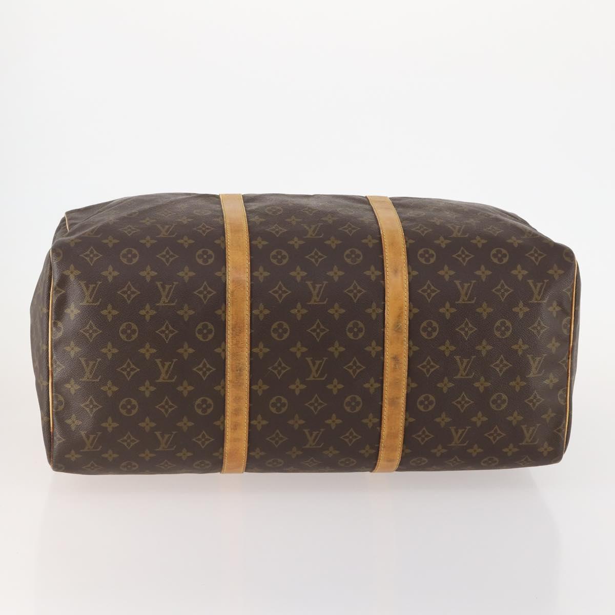 LOUIS VUITTON Monogram Sac Souple 55 Boston Bag M41622 LV Auth
