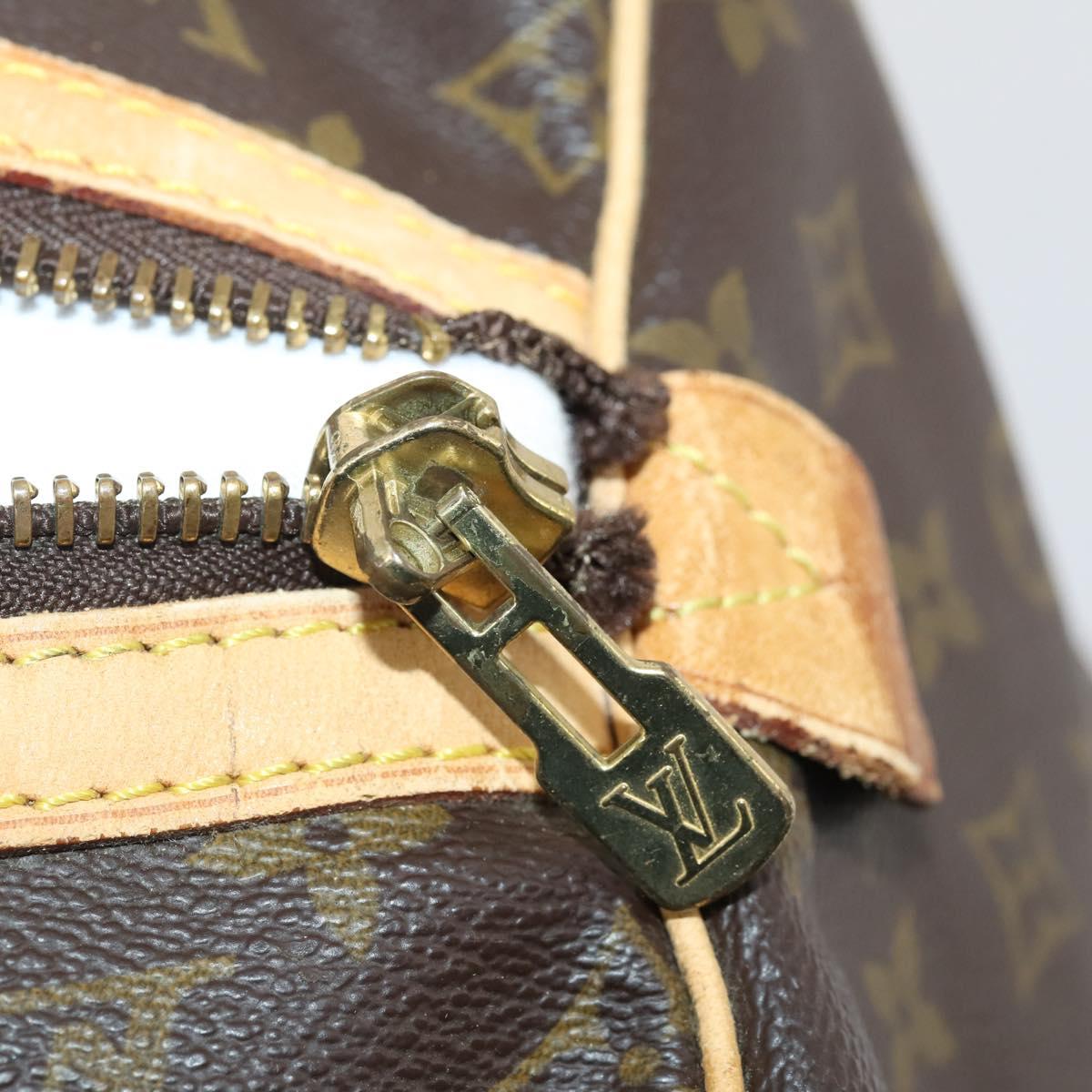 LOUIS VUITTON Monogram Sac Souple 55 Boston Bag M41622 LV Auth