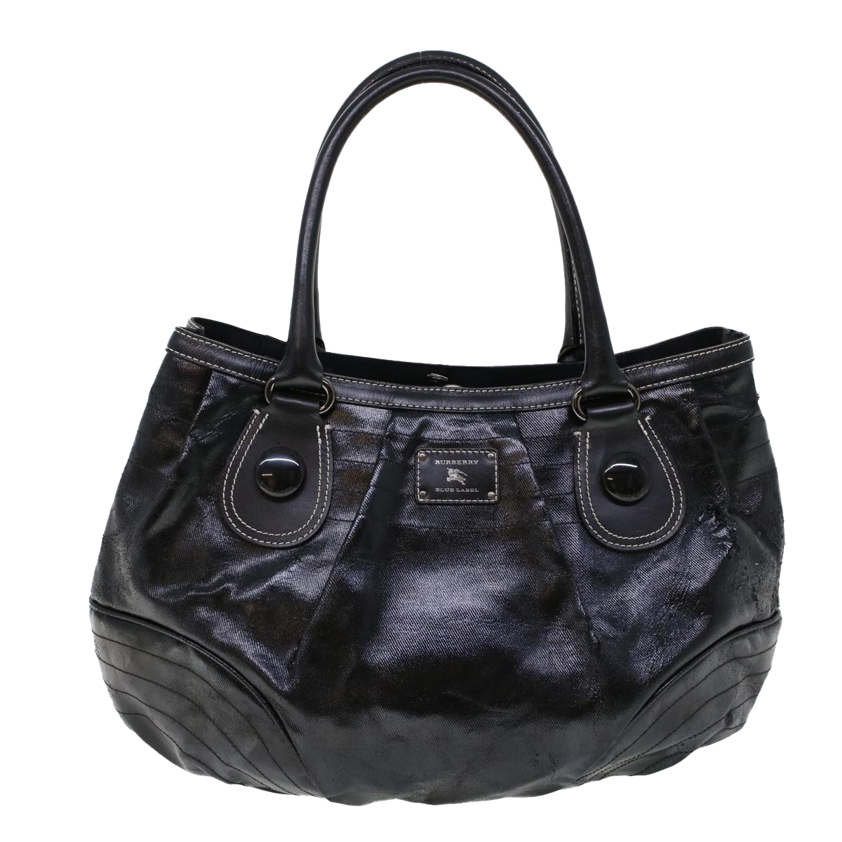 ✨美品✨BURBERRY BLUE LABEL ピンバックルベルト　黒 BLUE LABEL / BLACK LABEL CRESTBRIDGE / ブルーレーベル