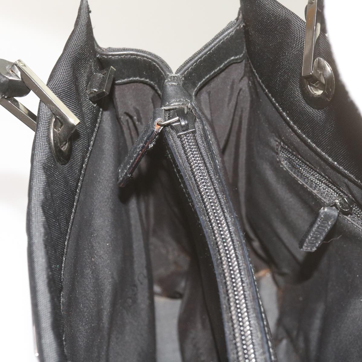 GUCCI Bamboo Hand Bag Canvas Black 002 1016 Auth ep3520 | eBay