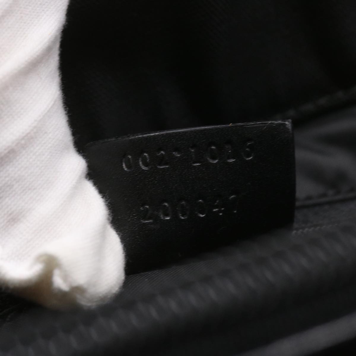 GUCCI Bamboo Hand Bag Canvas Black 002 1016 Auth ep3520 | eBay