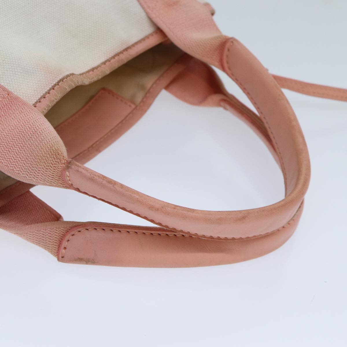 BALENCIAGA Navy Cabas XS Hand Bag Canvas Pink Auth ep4480 | eBay