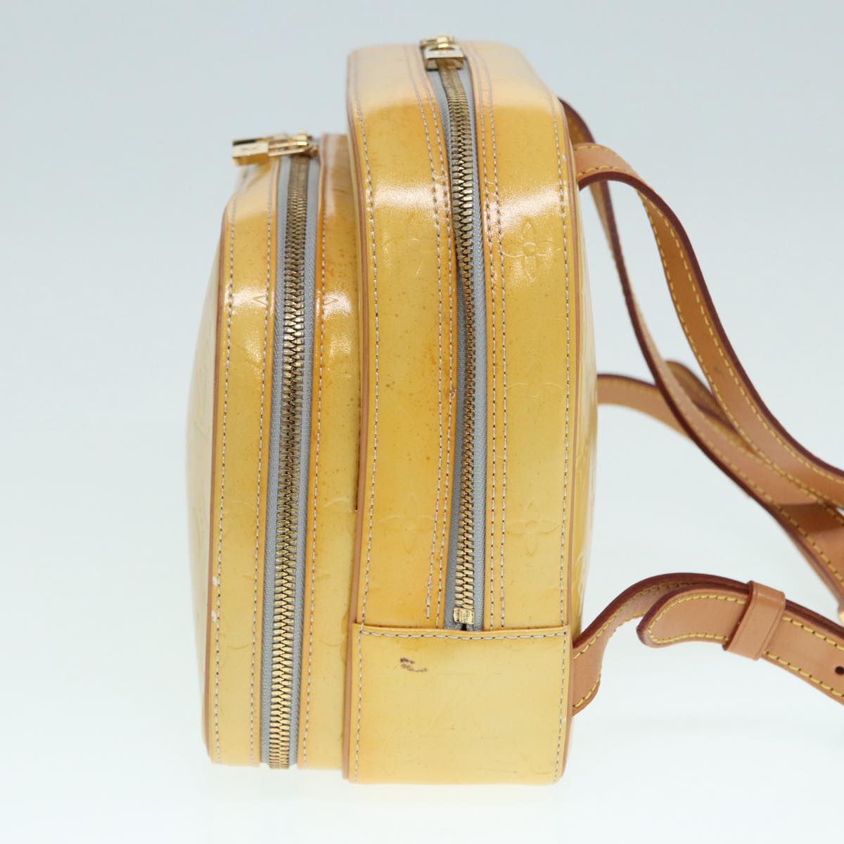 LOUIS VUITTON Monogram Vernis Marley Backpack Gris M91038 LV 