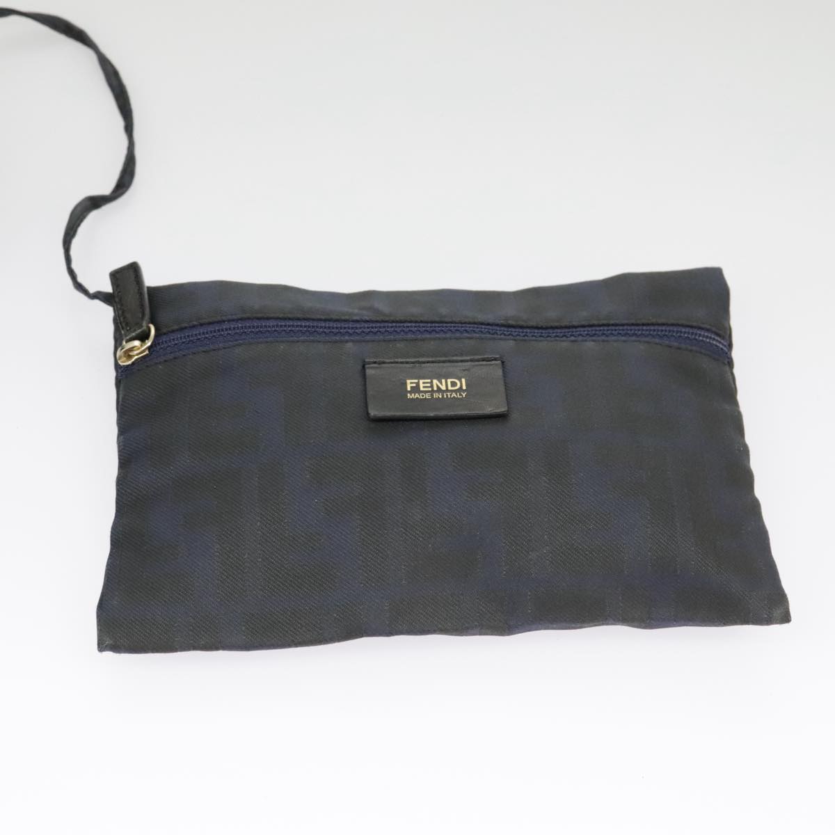 FENDI バッグ FENDI Zucca Canvas Tote Bag Gold Navy Auth ep6478 | eBay