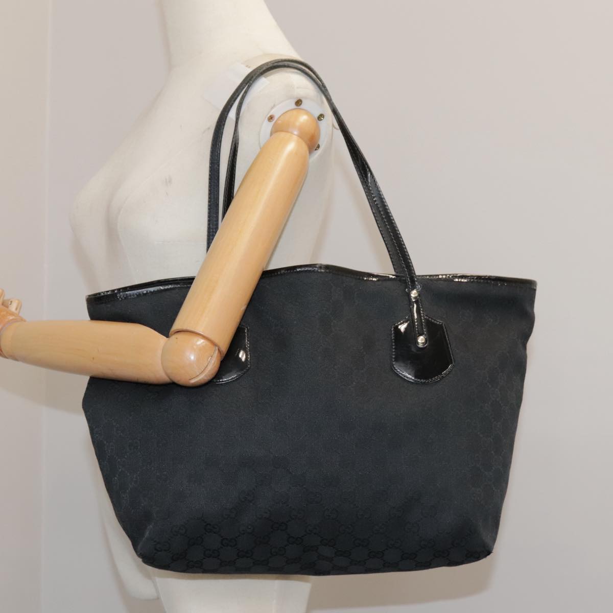 本A-19  01  ① GUCCI GG Canvas Tote Bag Beige 211975 Auth N1800CR606 | eBay