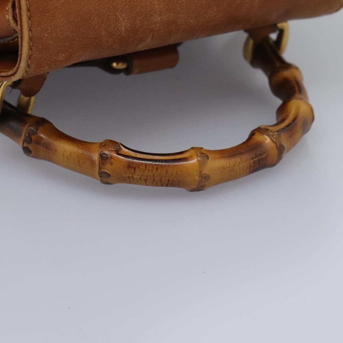 GUCCI Bamboo Backpack Leather Brown Gold 003 2058 0030 Auth ep7524 il_fullxfull.4976677884_5wma.jpg main image 3