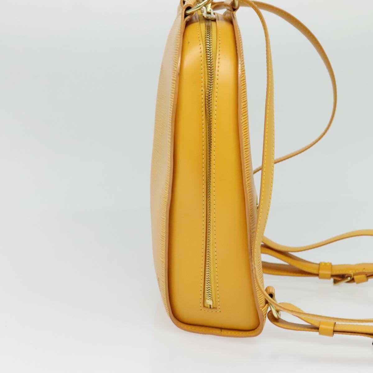 LOUIS VUITTON Epi Mabillon Backpack Yellow M52239 LV Auth  display picture 3