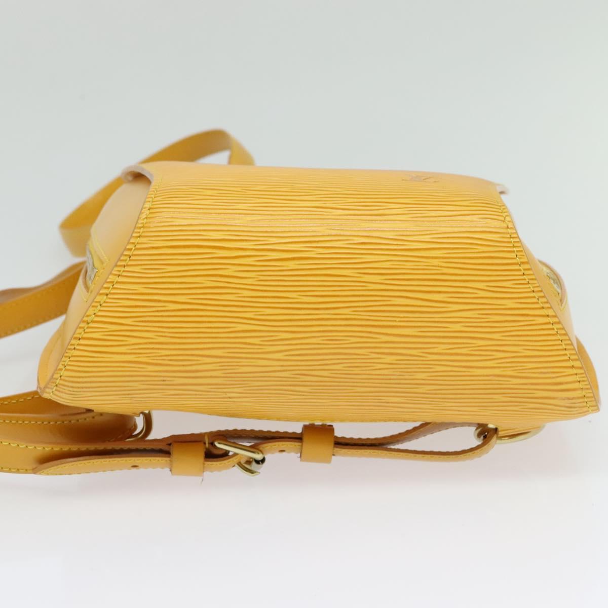 LOUIS VUITTON Epi Mabillon Backpack Yellow M52239 LV Auth  display picture 1