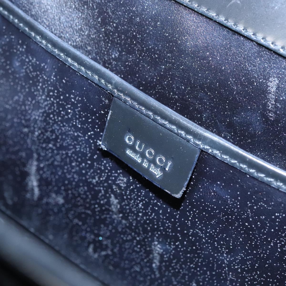 GUCCI Hand Bag Canvas Black Silver 000 0809 Auth ep8129 | eBay