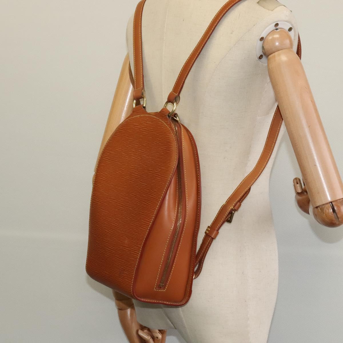 LOUIS VUITTON Epi Mabillon Backpack Zipangu Gold M52238 LV  display picture 2