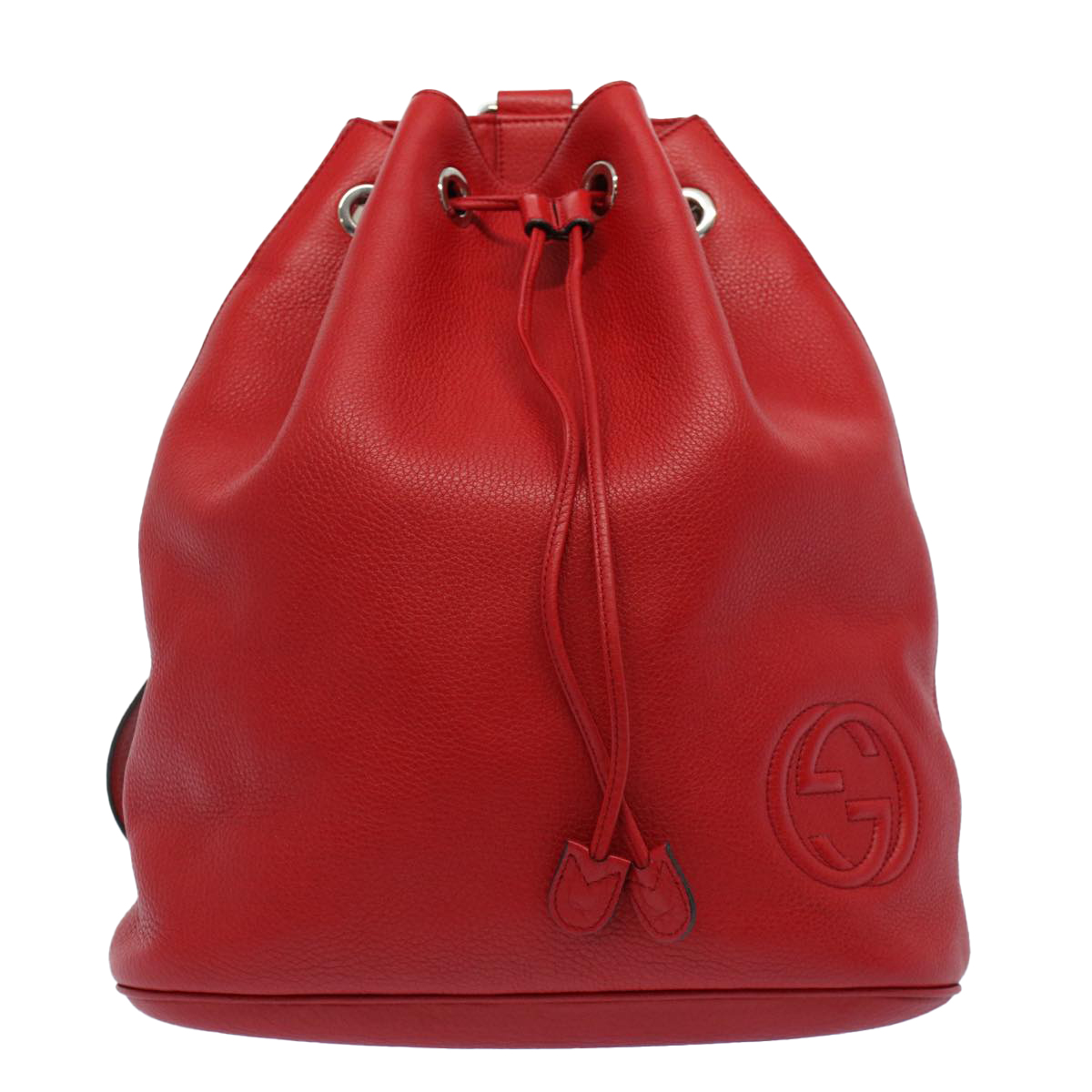 GUCCI Soho Backpack Leather Red 368588 Auth fm2801 | eBay display picture 3