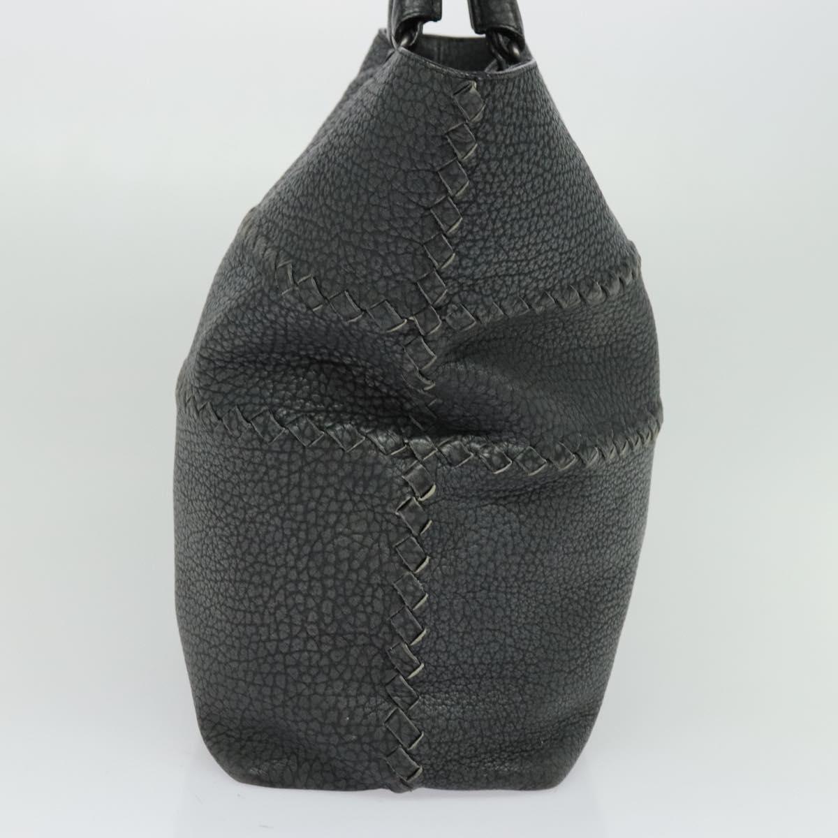 BOTTEGA VENETA Tote Bag Leather Gray 222336 Auth fm4480 | eBay