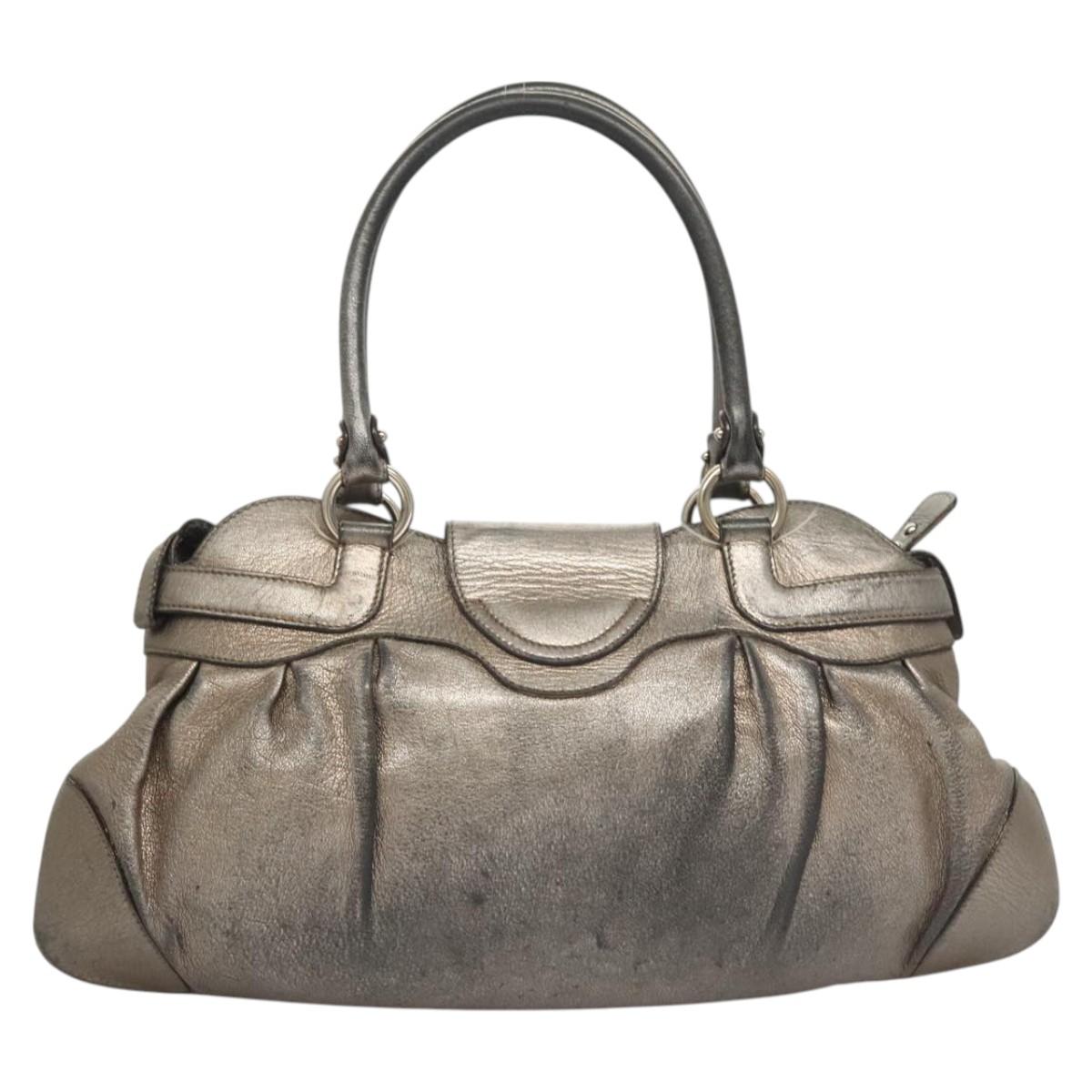 ハンドバッグ SALVATORE FERRAGAMO GANCINI SHOULDER BAG Salvatore Ferragamo Vintage Gancini Shoulder Bag Black