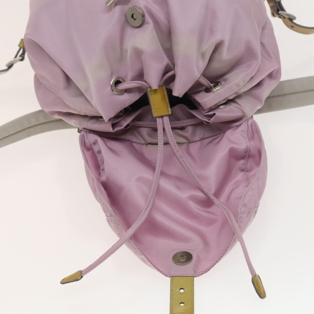 PRADA Backpack Nylon Pink Silver Auth fm4758 | eBay display picture 1