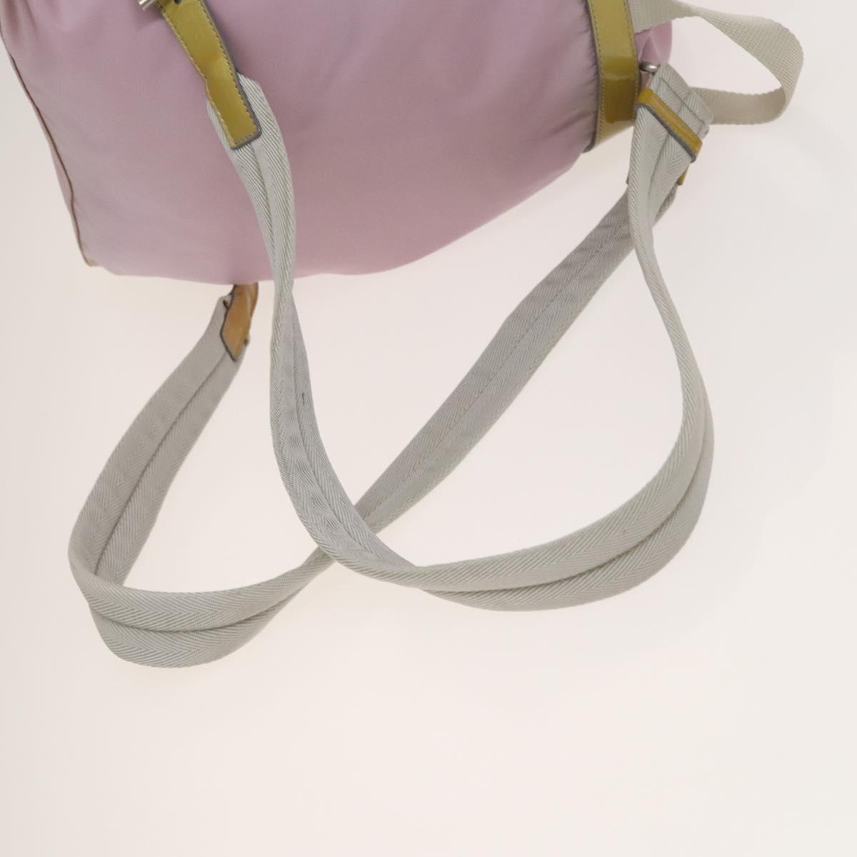 PRADA Backpack Nylon Pink Silver Auth fm4758 | eBay display picture 2