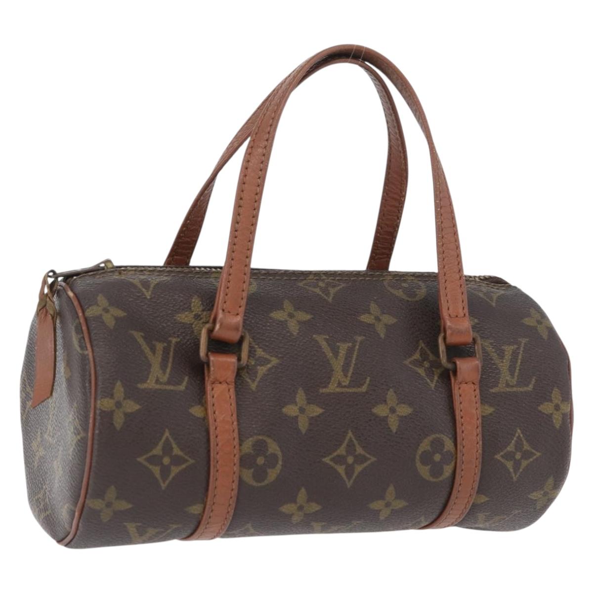 【tukinomadoka】ルイヴィトン モノグラム インディアナ ライン LOUIS VUITTON Monogram Papillon 22 Hand Bag M51367 LV Auth fm5077