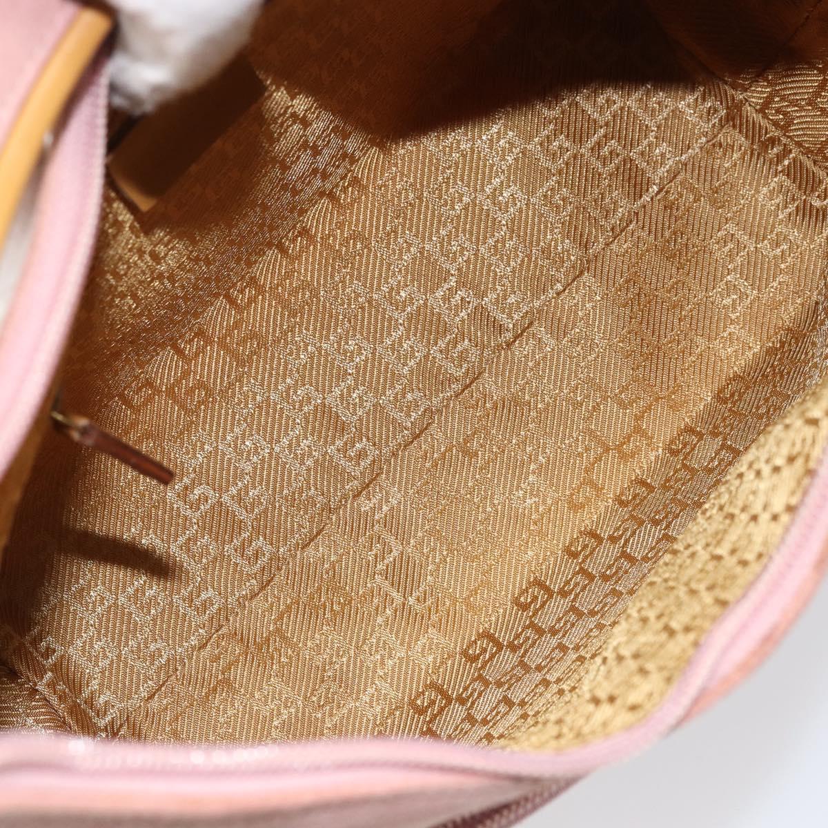 GUCCI Shoulder Bag Suede Pink Gold 001 3386 1705 Auth gh1825 | eBay