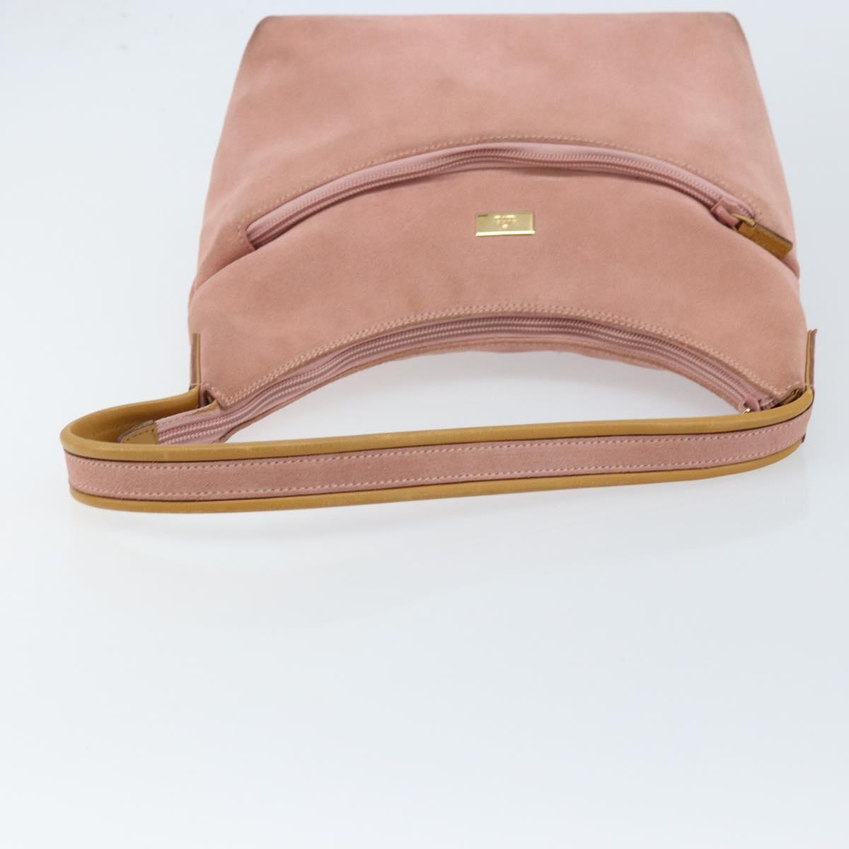 GUCCI Shoulder Bag Suede Pink Gold 001 3386 1705 Auth gh1825 | eBay