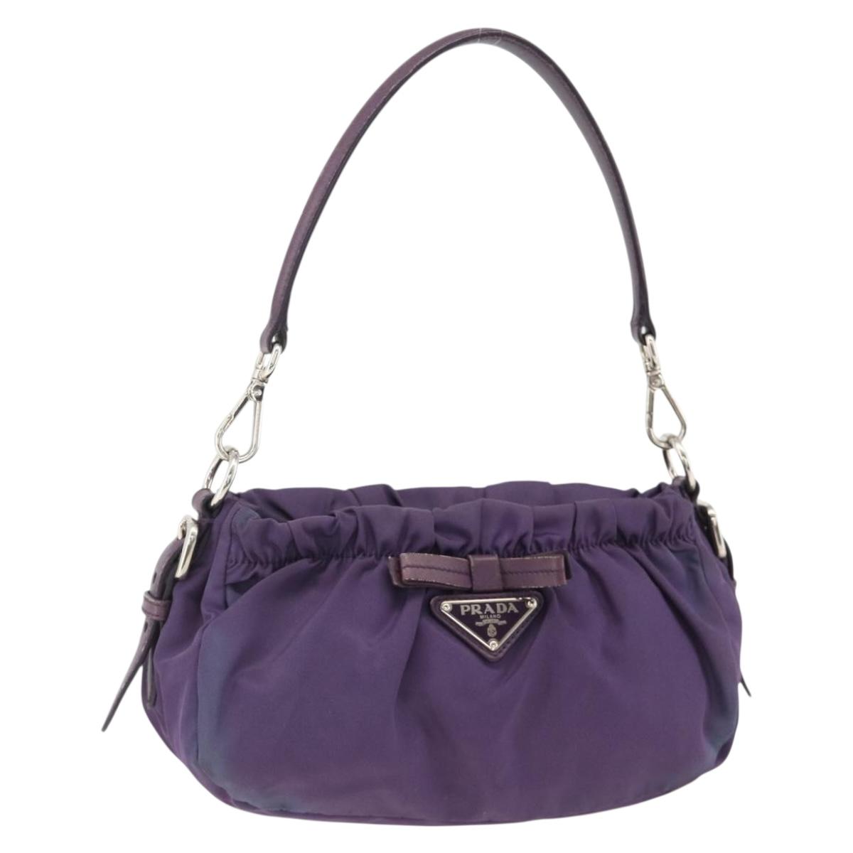 週末sale＊PRADA パープル 2wayショルダーバッグ PRADA プラダ 2way ショルダーバッグ パープル レディース ブランド