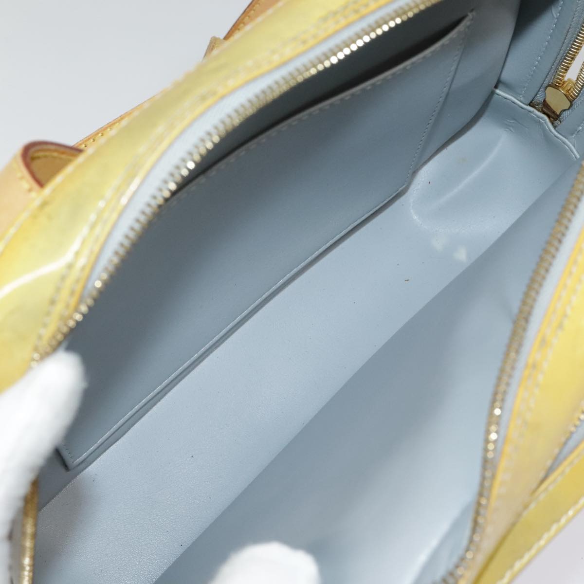 LOUIS VUITTON Monogram Vernis Marley Backpack Gris M91038 LV 