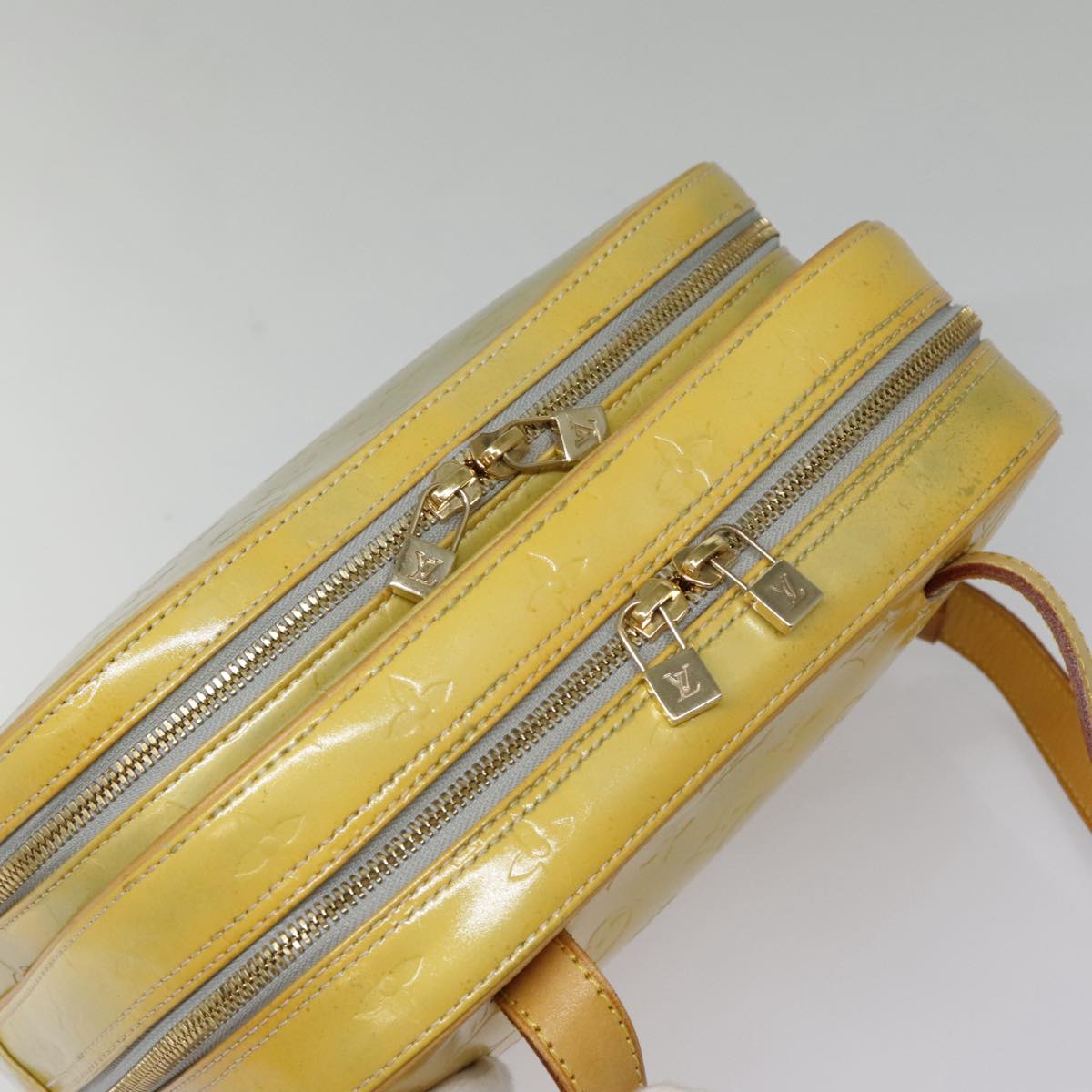 LOUIS VUITTON Monogram Vernis Marley Backpack Gris M91038 LV Auth hk1688 LOUIS VUITTON Monogram Vernis Marley Backpack Gris M91038 LV  main image 3