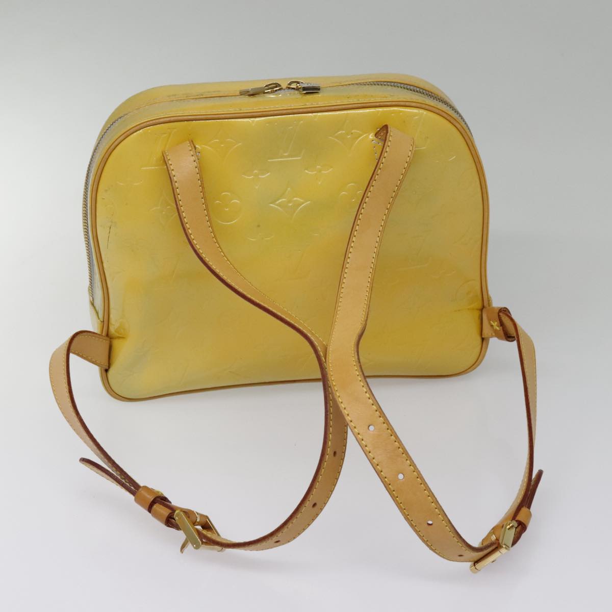LOUIS VUITTON Monogram Vernis Marley Backpack Gris M91038 LV  display picture 1