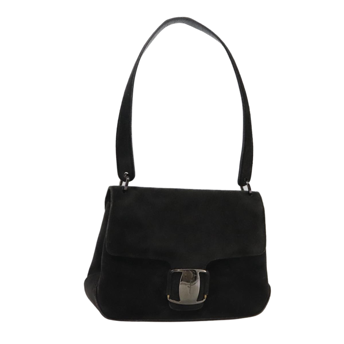 ☆超美品☆Salvatore Ferragamo ショルダーバッグ 黒 レザー Black Leather Salvatore Ferragamo Shoulder Bag | eBay