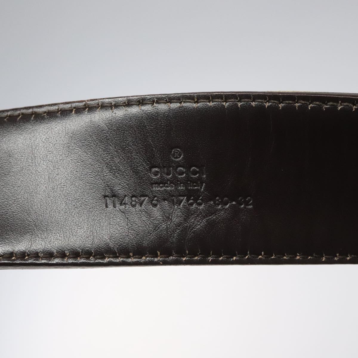 GUCCI GG Canvas Belt 35.4