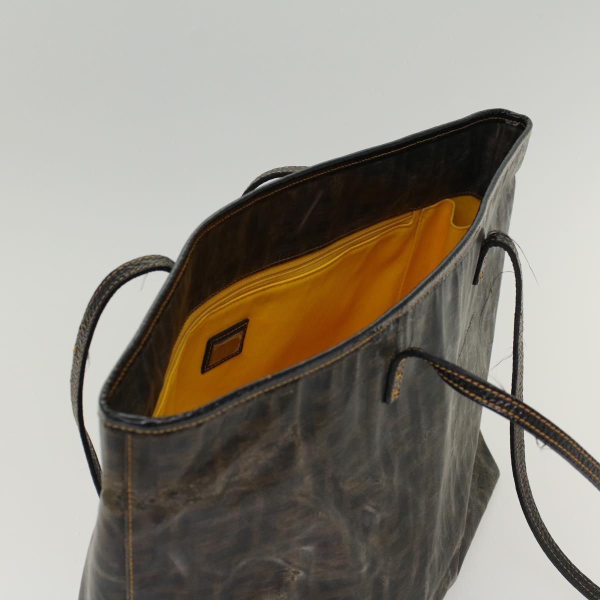 【関税&送料込み】Fendi Bags FENDI Zucca Canvas Tote Bag Coated Canvas Brown Black Auth