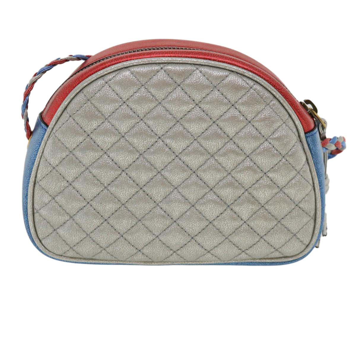バッグ archive GUCCI leather hand bag GUCCI Horse Bit Pochette Shoulder Bag Lamb Skin Red Blue