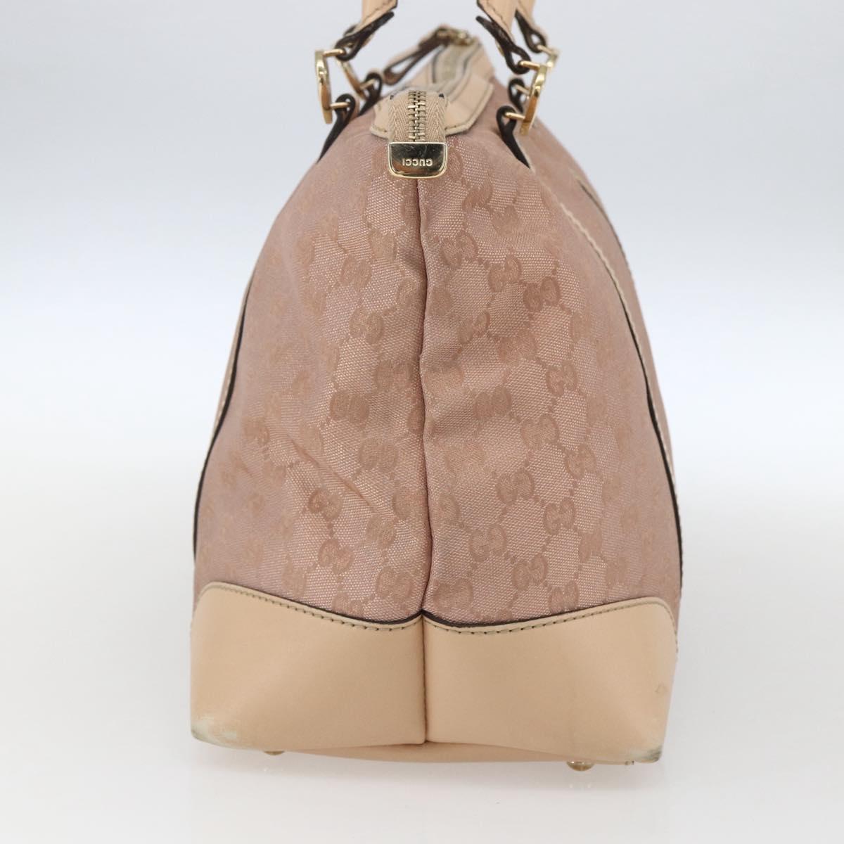 バッグ GUCCI Leather Drawstring Tote Bag Beige GUCCI Lovely Tote Bag Pink Gold 257068 Auth ka2044 | eBay