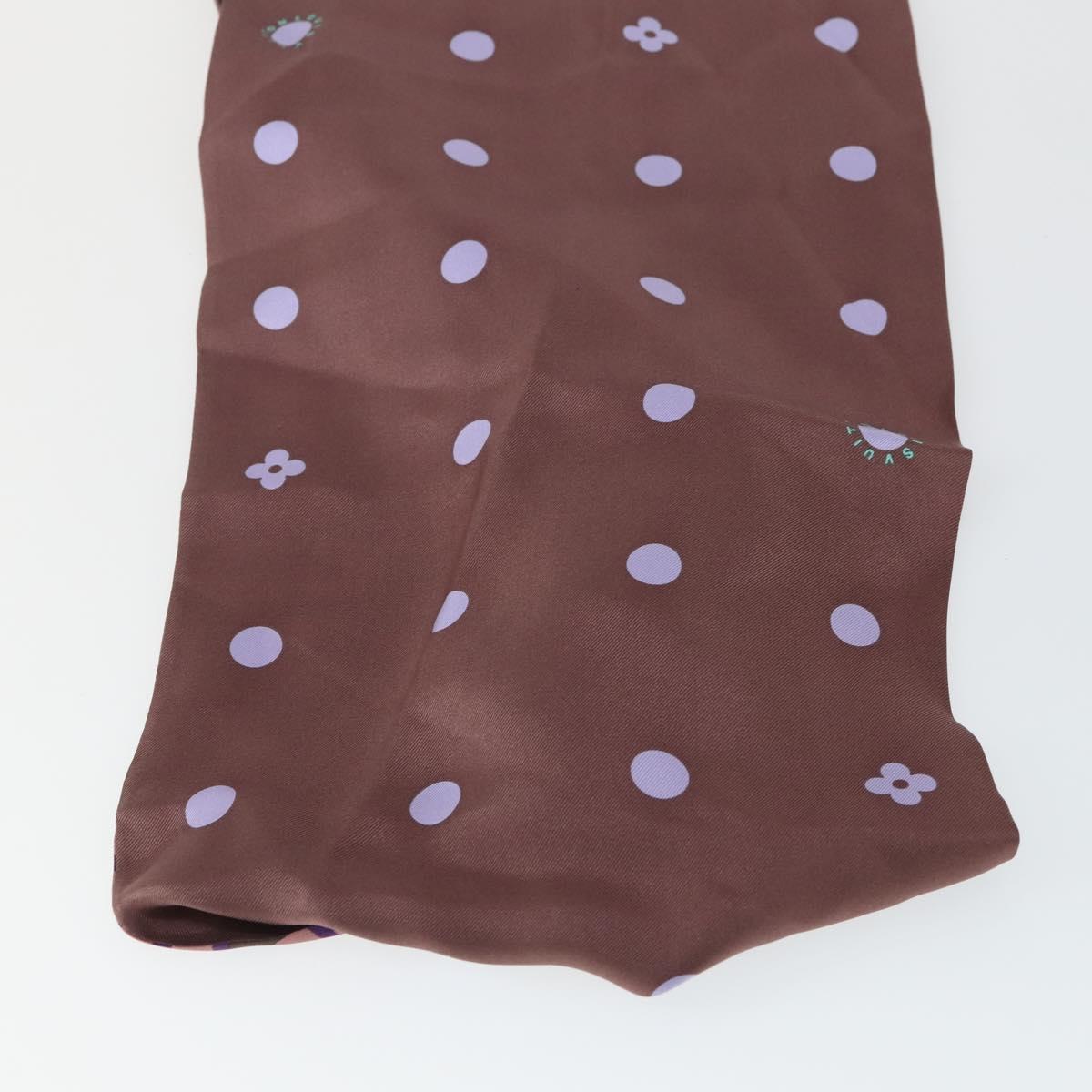 LOUIS VUITTON Leopard Pattern Scarf Silk Purple LV Auth ka2317V | eBay