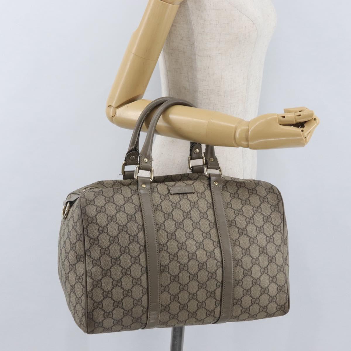 GUCCI GG Supreme Hand Bag PVC Beige Gold 193608 Auth ka2923 | eBay