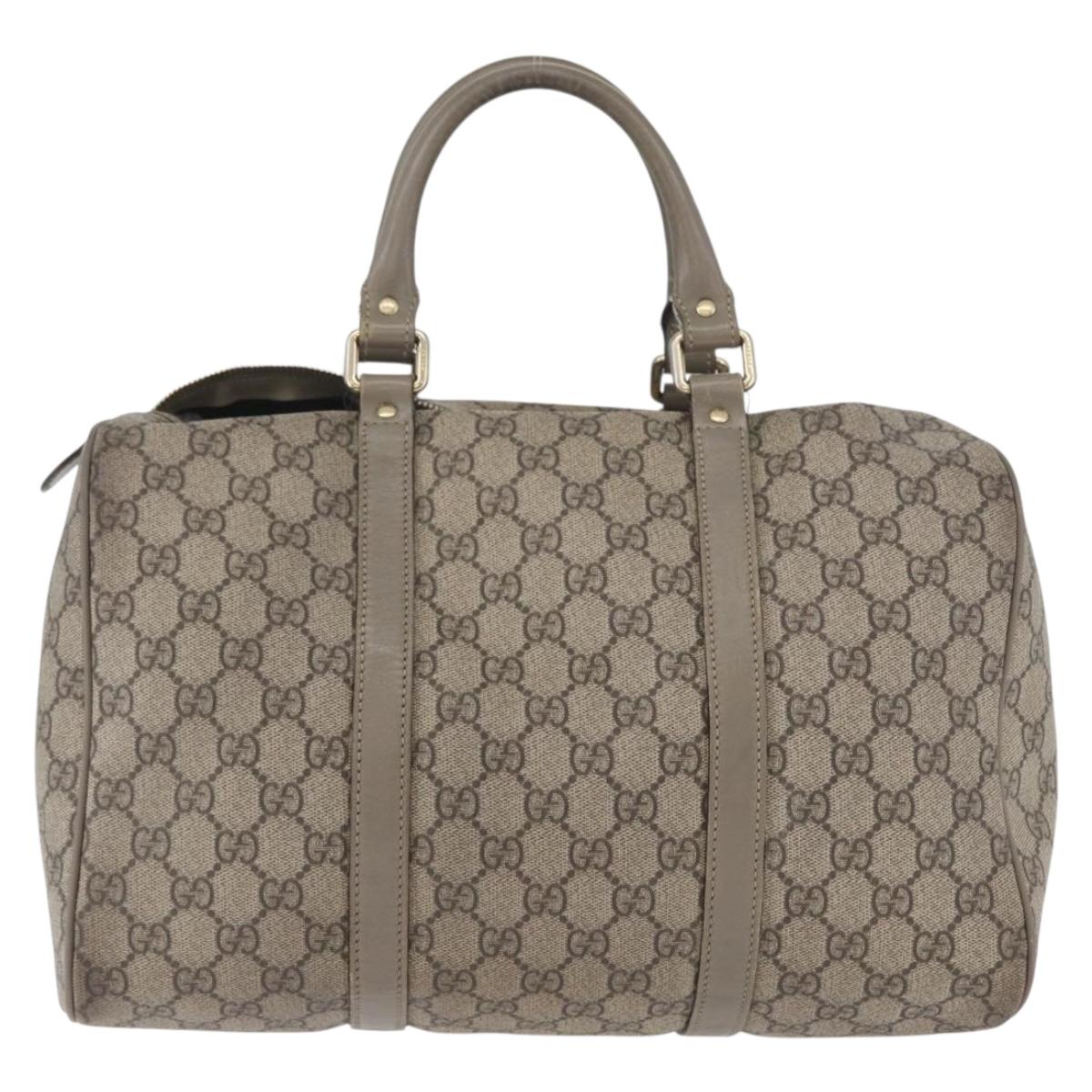 GUCCI GG Supreme Hand Bag PVC Beige Gold 193608 Auth ka2923 | eBay