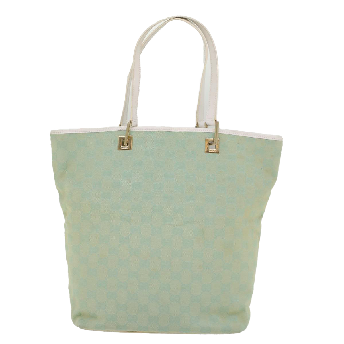 GUCCI GG Canvas Tote Bag Light Blue 002 1098 Auth ki3541 | eBay