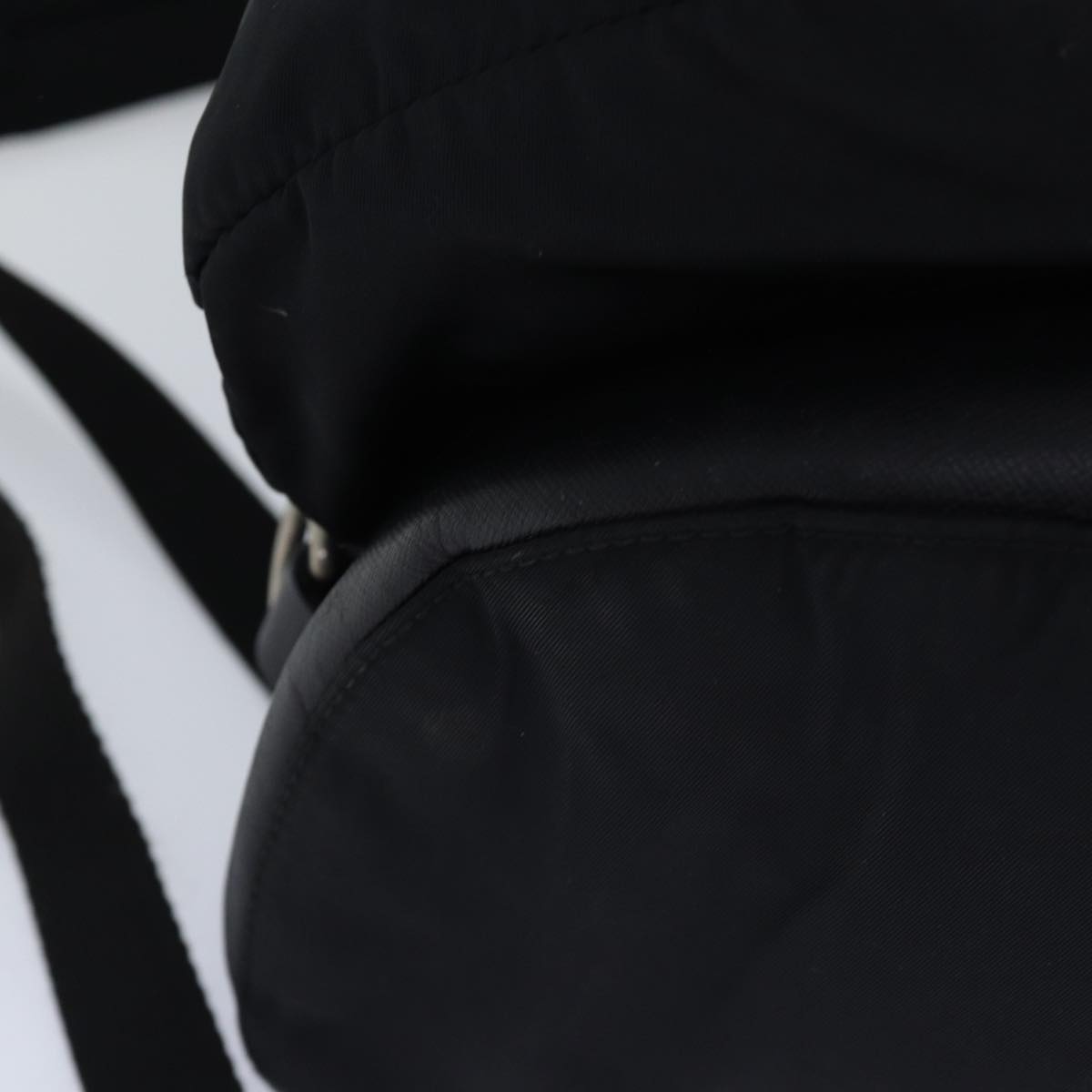 PRADA Backpack Nylon Black Auth ki4596 | eBay