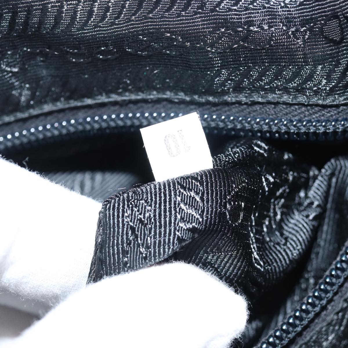 PRADA Backpack Nylon Black Auth ki4596 | eBay