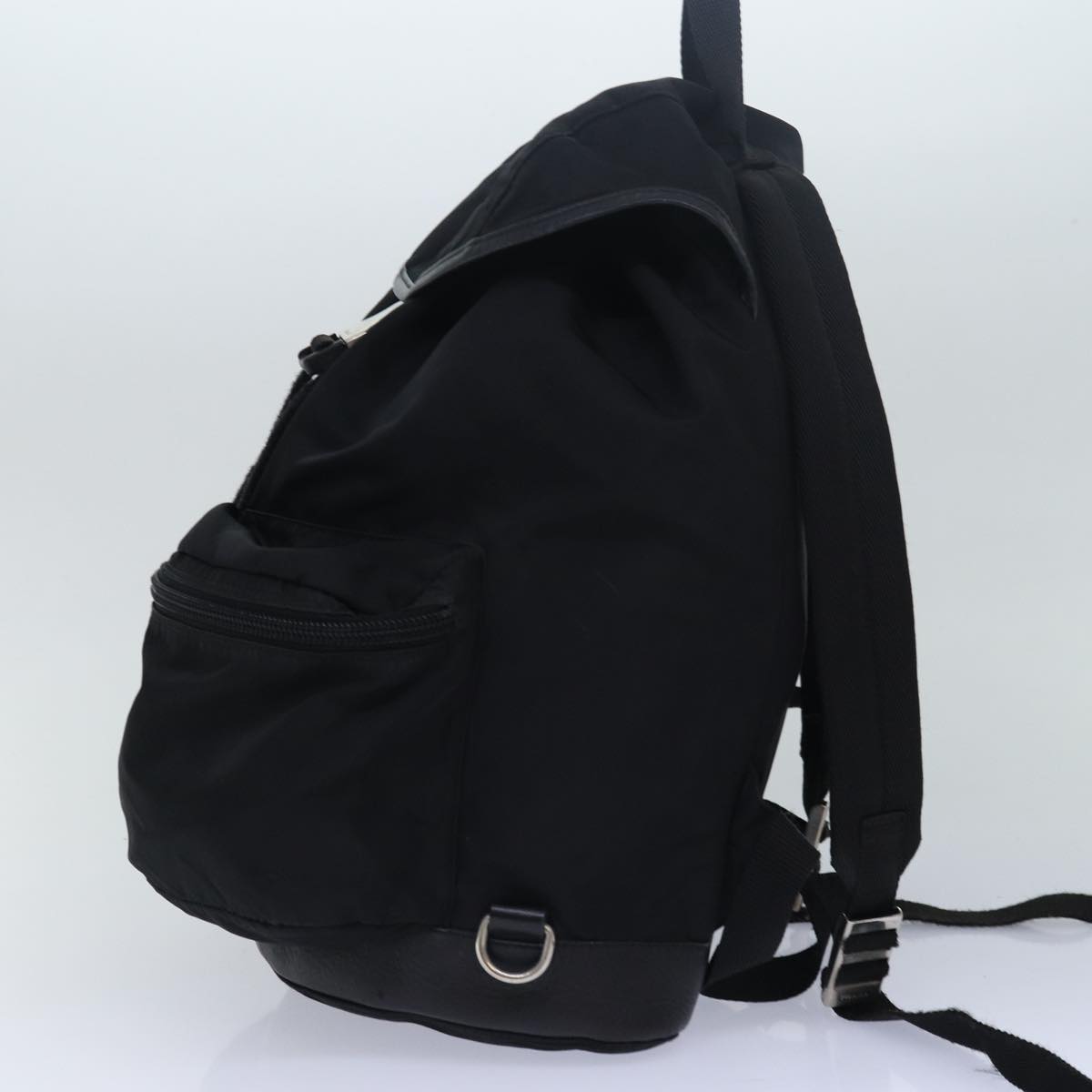 PRADA Backpack Nylon Black Auth ki4596 | eBay display picture 3