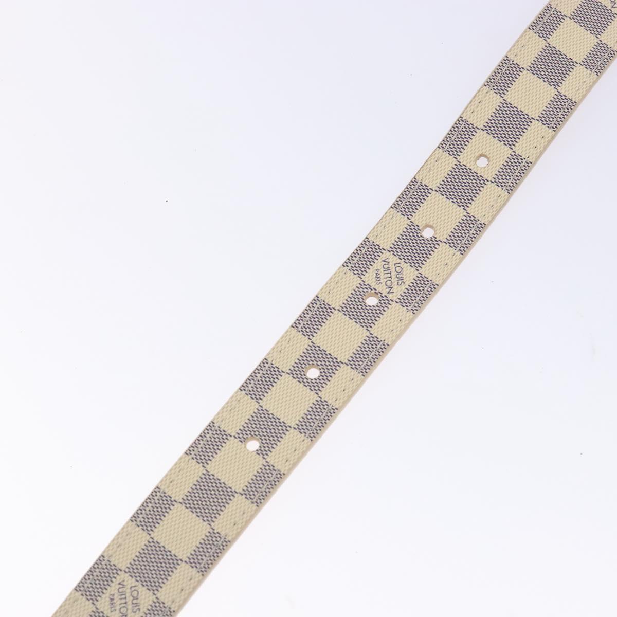 LOUIS VUITTON Damier Azur Ceinture Mini Belt 34.3\