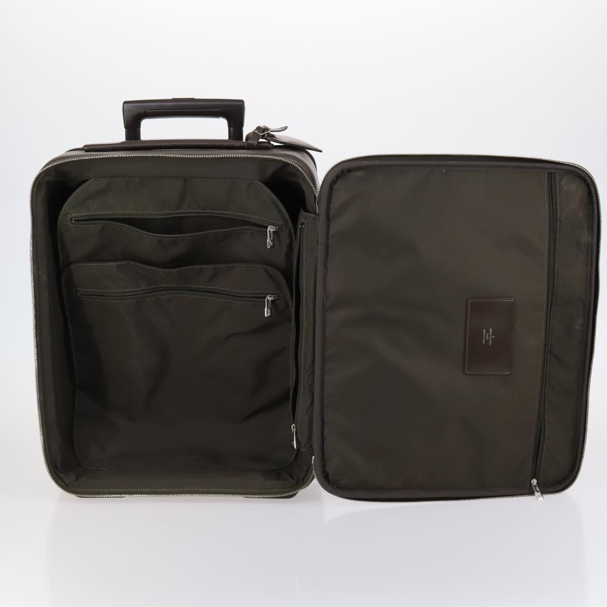 LOUIS VUITTON Taiga Pegas 45 Suitcase Grizzly M23314 LV Auth